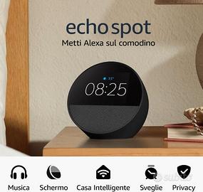 Amazon Echo Spot (modello 2024) | Sveglia