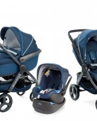 trio chicco style go blu