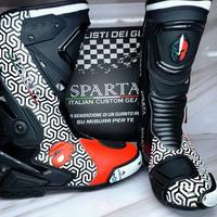 stivali moto racing SPARTA personalizzati su misur