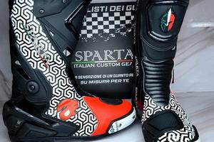 stivali moto racing SPARTA personalizzati su misur
