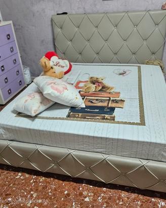 letto matrimoniale contenitore 