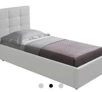 letto singolo con contenitore 