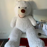 Orso gigante bianco 120x60 cm