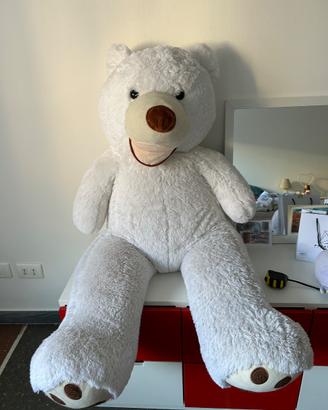 Orso gigante bianco 120x60 cm