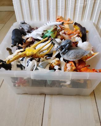 animali e dinosauri plastica tantissimi set 