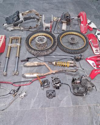 CRF 250 telaio forcella cerchi motore sella mono