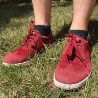 Scarpe da ginnastica di tela rosse marca Original