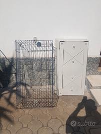 Gabbia per conigli da interno/esterno