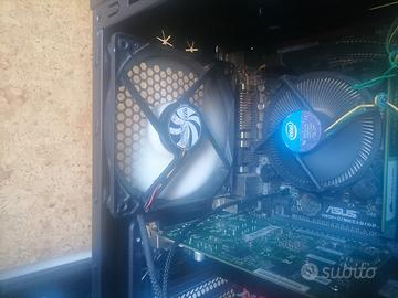 PC desktop fisso i3 Nvidia Monitor e stampante HP