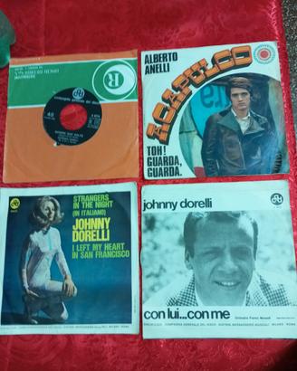 4 dischi 45 giri anni 60/70 nuovi 
