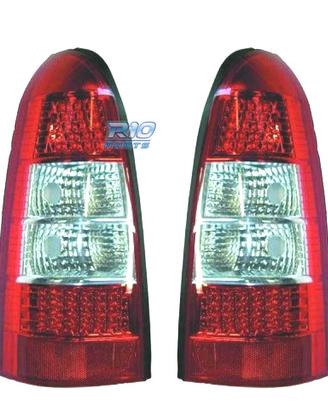 FANALI OPEL ASTRA G CARAVAN 97-04 LED ROSSO CROMAT