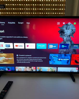 Smart Tv google Hitachi 43" 4K Ultra HD