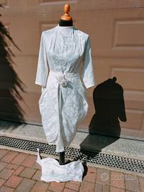 Abito da sposa vintage del 1960 con accessori
