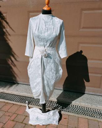 Abito da sposa vintage del 1960 con accessori