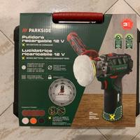 Lucidatrice per auto Parkside con accessori nuova