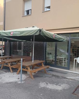 panche pic-nic legno trattato 