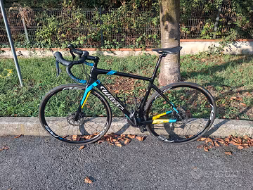 bici corsa wilier disco in carbonio