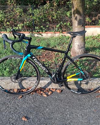 bici corsa wilier disco in carbonio