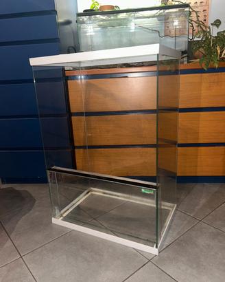 Terrario in vetro verticale 50x35x70