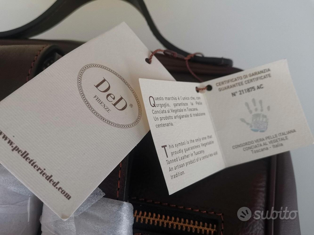 Zaino Manager in cuoio Toscano Pelletterie D D Abbigliamento e Accessori In vendita a Milano