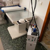 Asse da stiro + ferro da stiro con caldaia