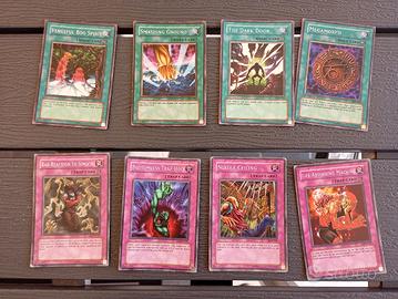 8 carte Yu-Gi-Oh vintage magia/trappola ENG