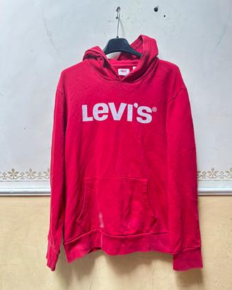 Felpa Levi’s con cappuccio rossa uomo M