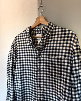Camicia a quadri H&M taglia M  uomo 100% cotone