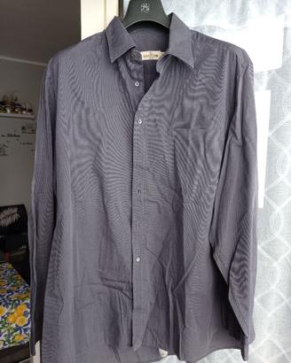 Camicia Valentino grigia taglia forte 48 4XL