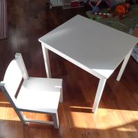Tavolino e sedia Ikea per bambini