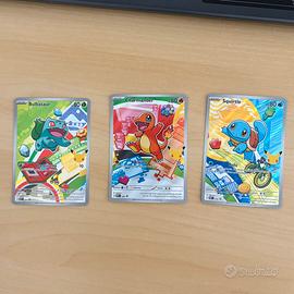 Trio Kanto (Squirtle - Charmender - Bulbasaur)