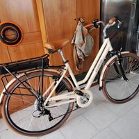 bicicletta elettrica city e-bike ergos 28" eusebi