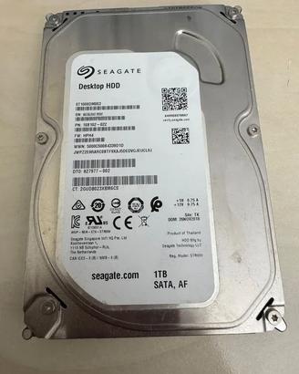 Hard Disk Seagate 1tb Nuovo