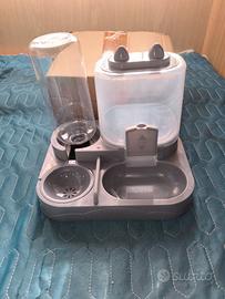 distributore cibo automatico 2 in 1