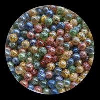 250 biglie di vetro 1.6cm vintage anni 70 80 90 