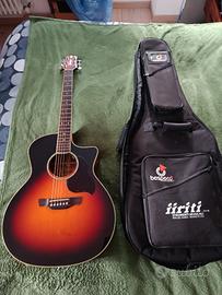 chitarra CRAFTER elettrificata come nuova 