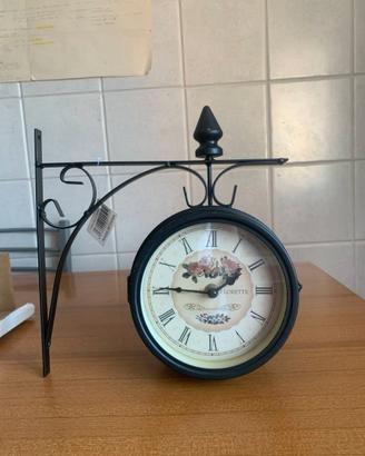 Orologio da parete due quadranti doppio meccanismo