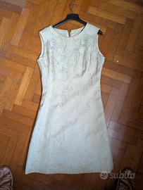 Abito vintage cerimonia oro