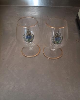2 bicchieri da cognac 