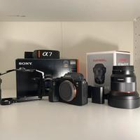 Sony A7III + accessori + SAMYANG 14mm f2.8