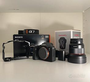 Sony A7III + accessori + SAMYANG 14mm f2.8