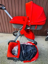 Due pasegini STOKKE  color roso e grigio 