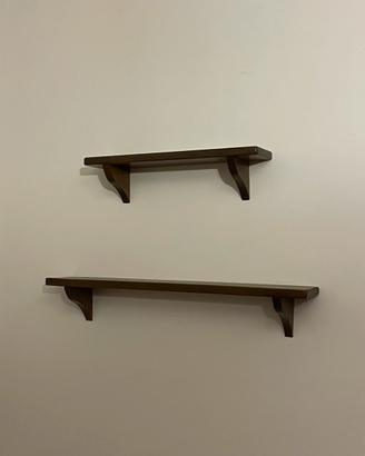 Due mensole in legno