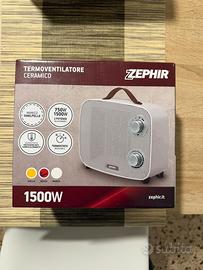 Termoventilatore Ceramico Zephir 1500W - Rosso