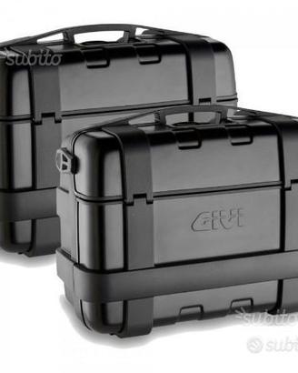 Coppia valigie laterali givi trekker 33 black line