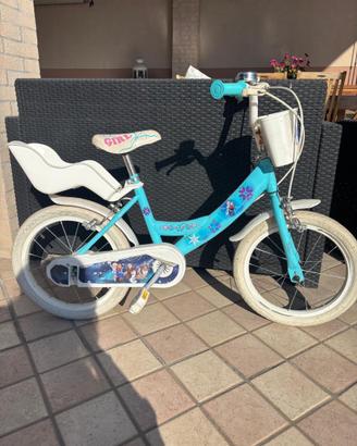 Bicicletta Frozen da bambina