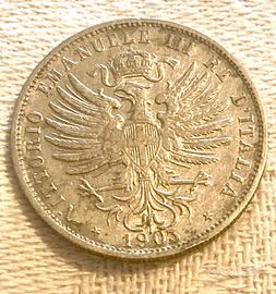 Regno d'Italia - 25 Centesimi (1903) - RARA - BB