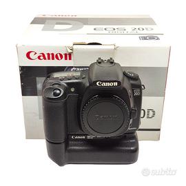 Body Canon EOS 20D + Battery grip BG-E2