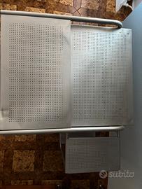 Carello con sedia porta computer