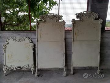 COPPIA DI LETTI SINGOLI IN FERRO